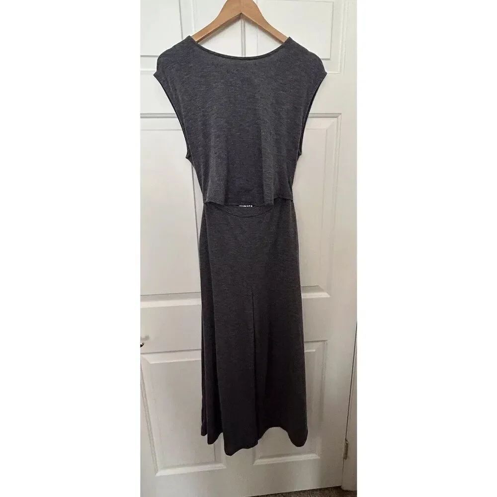Bucket List Jumpsuit Romper Womens Small Bluish Gray Sleeveless